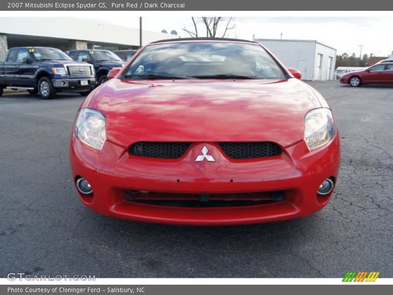 Pure Red / Dark Charcoal 2007 Mitsubishi Eclipse Spyder GS