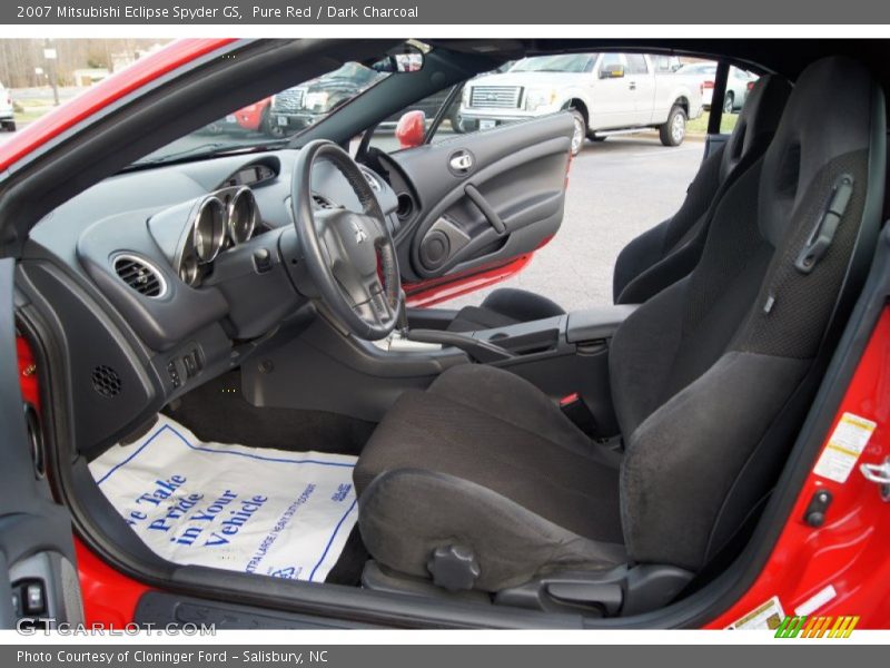 Pure Red / Dark Charcoal 2007 Mitsubishi Eclipse Spyder GS