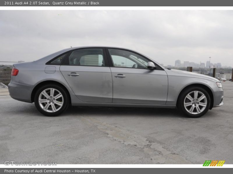 Quartz Grey Metallic / Black 2011 Audi A4 2.0T Sedan