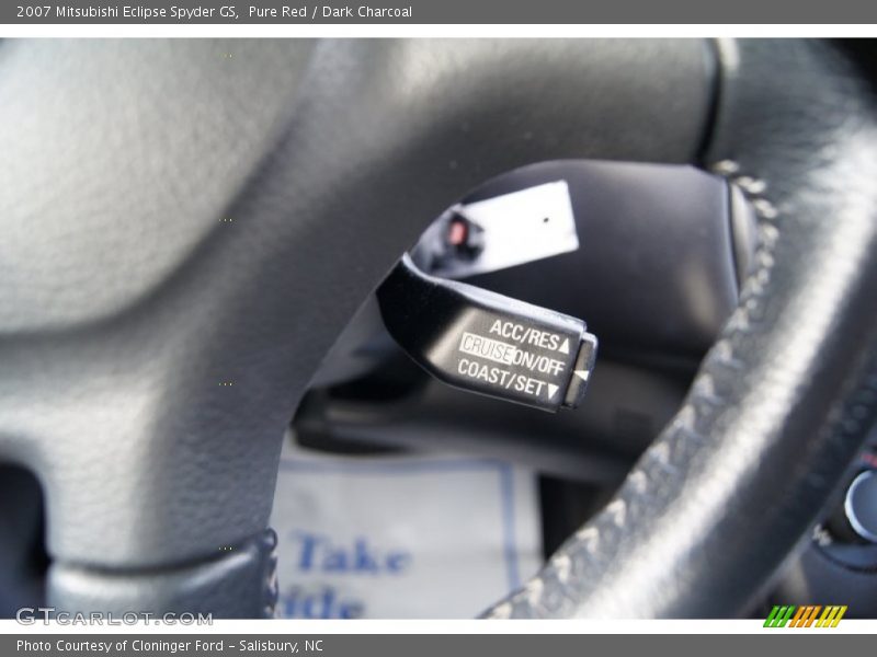 Pure Red / Dark Charcoal 2007 Mitsubishi Eclipse Spyder GS