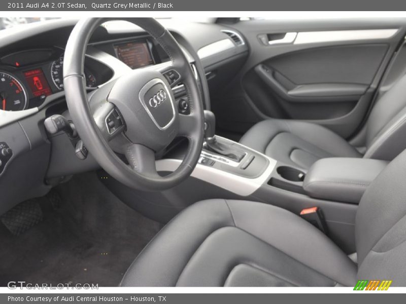 Quartz Grey Metallic / Black 2011 Audi A4 2.0T Sedan