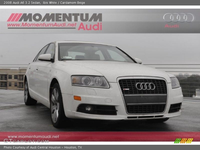 Ibis White / Cardamom Beige 2008 Audi A6 3.2 Sedan