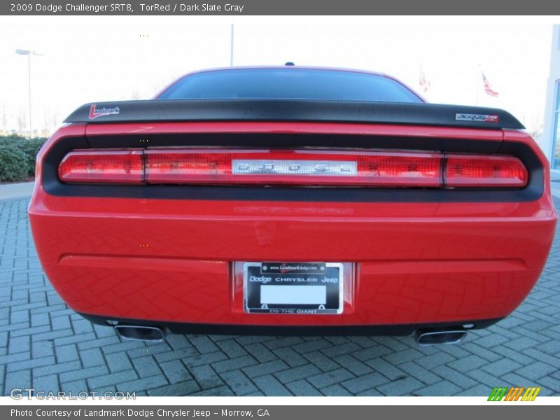 TorRed / Dark Slate Gray 2009 Dodge Challenger SRT8