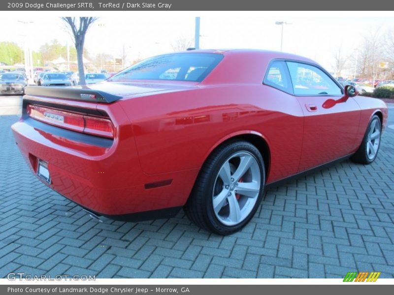 TorRed / Dark Slate Gray 2009 Dodge Challenger SRT8