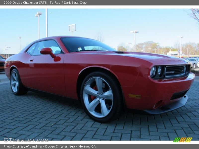 TorRed / Dark Slate Gray 2009 Dodge Challenger SRT8