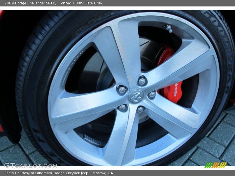 TorRed / Dark Slate Gray 2009 Dodge Challenger SRT8