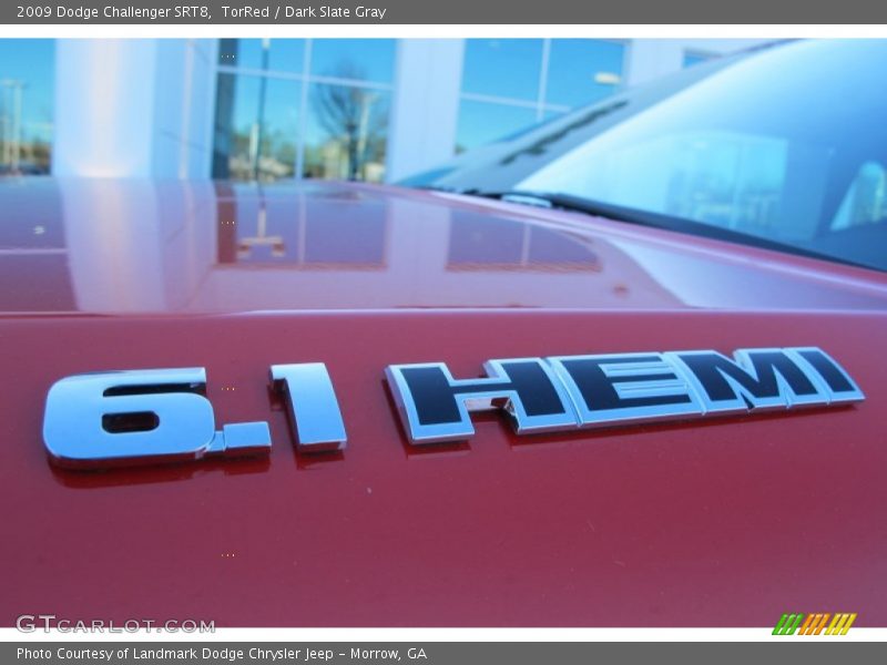 TorRed / Dark Slate Gray 2009 Dodge Challenger SRT8