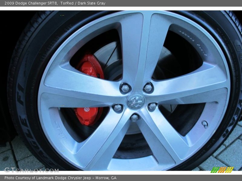 TorRed / Dark Slate Gray 2009 Dodge Challenger SRT8
