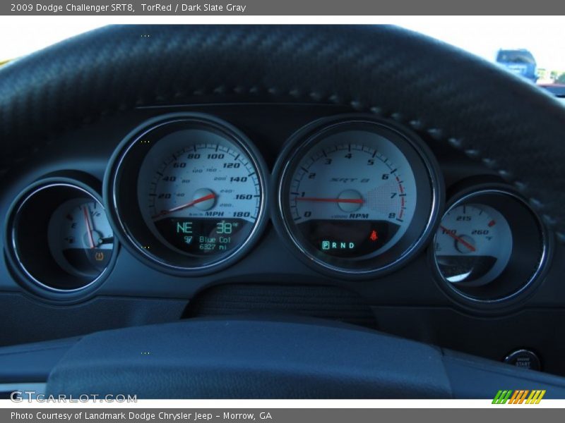 TorRed / Dark Slate Gray 2009 Dodge Challenger SRT8