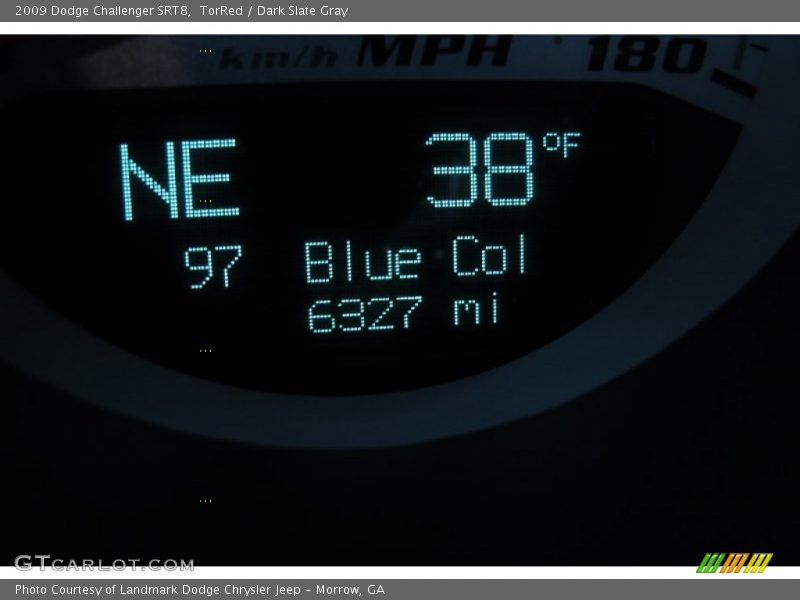 TorRed / Dark Slate Gray 2009 Dodge Challenger SRT8