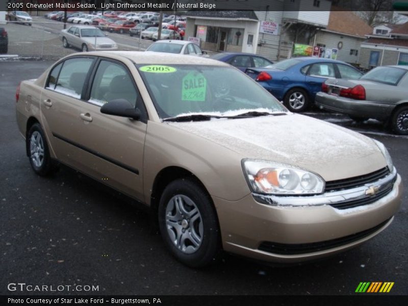 Light Driftwood Metallic / Neutral Beige 2005 Chevrolet Malibu Sedan