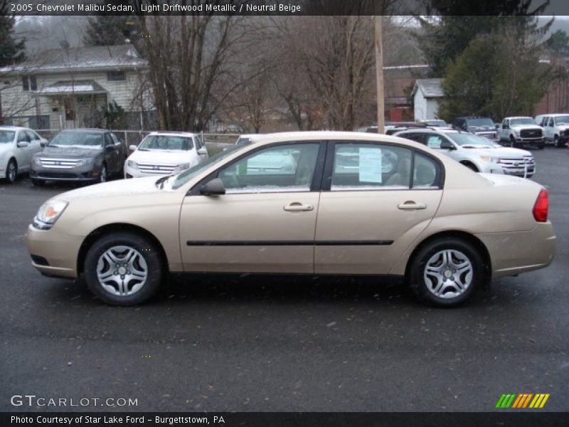Light Driftwood Metallic / Neutral Beige 2005 Chevrolet Malibu Sedan