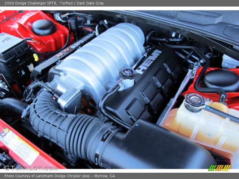 TorRed / Dark Slate Gray 2009 Dodge Challenger SRT8