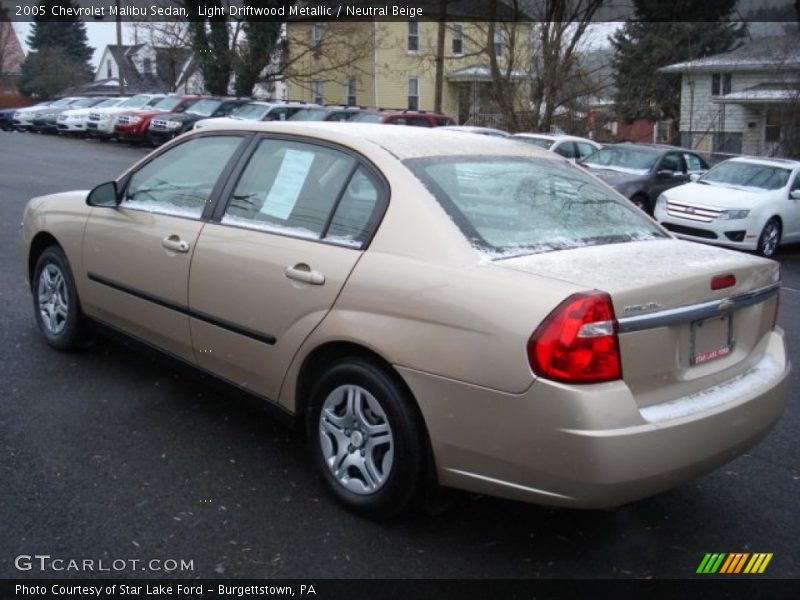 Light Driftwood Metallic / Neutral Beige 2005 Chevrolet Malibu Sedan