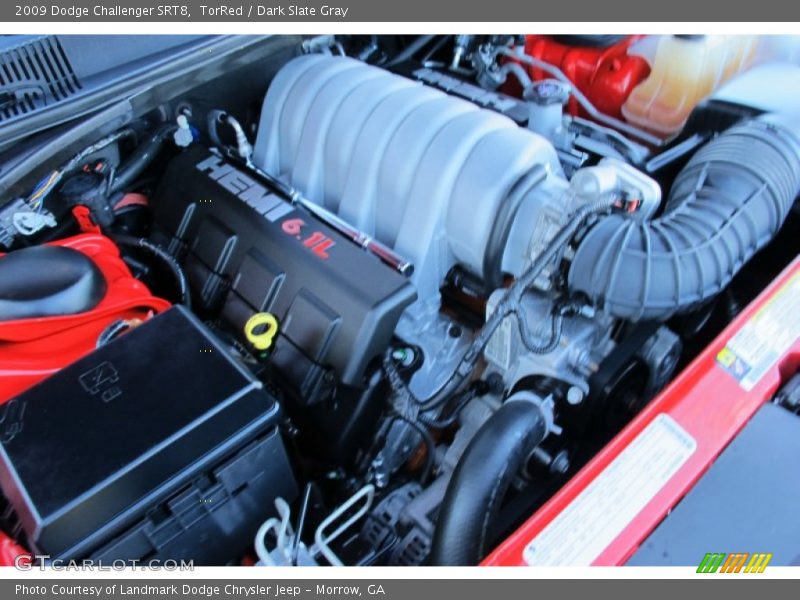 TorRed / Dark Slate Gray 2009 Dodge Challenger SRT8