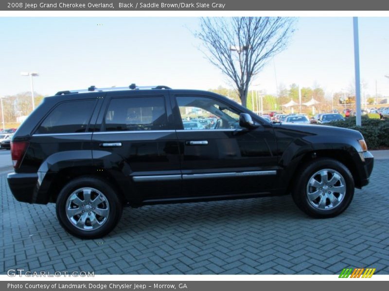 Black / Saddle Brown/Dark Slate Gray 2008 Jeep Grand Cherokee Overland