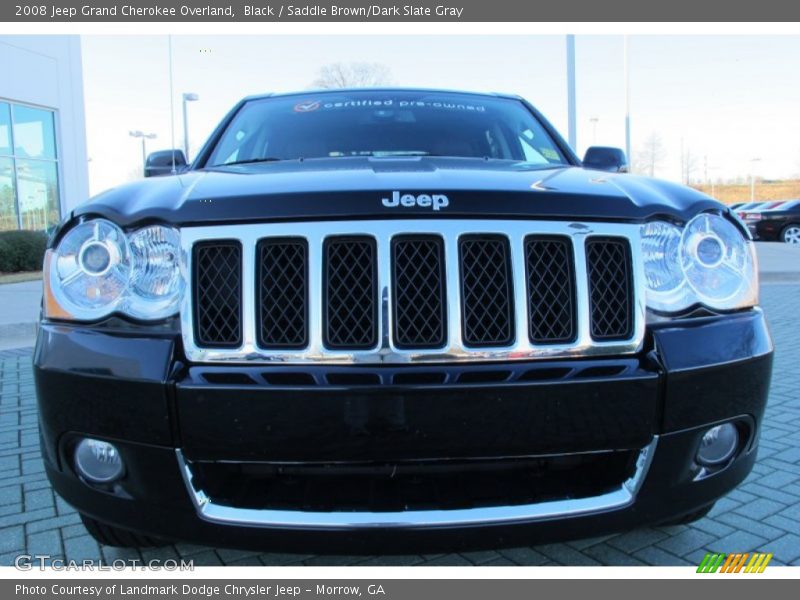 Black / Saddle Brown/Dark Slate Gray 2008 Jeep Grand Cherokee Overland