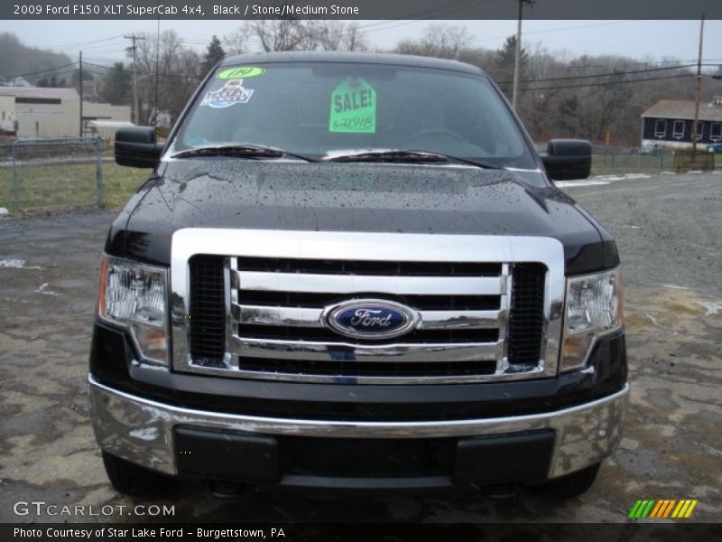 Black / Stone/Medium Stone 2009 Ford F150 XLT SuperCab 4x4