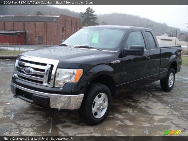 Black / Stone/Medium Stone 2009 Ford F150 XLT SuperCab 4x4