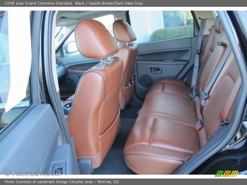  2008 Grand Cherokee Overland Saddle Brown/Dark Slate Gray Interior