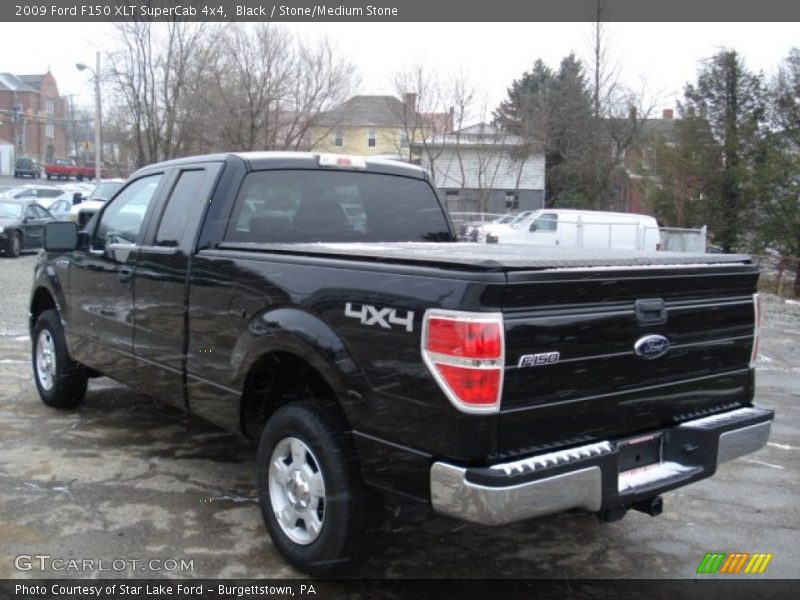 Black / Stone/Medium Stone 2009 Ford F150 XLT SuperCab 4x4