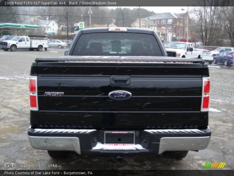 Black / Stone/Medium Stone 2009 Ford F150 XLT SuperCab 4x4
