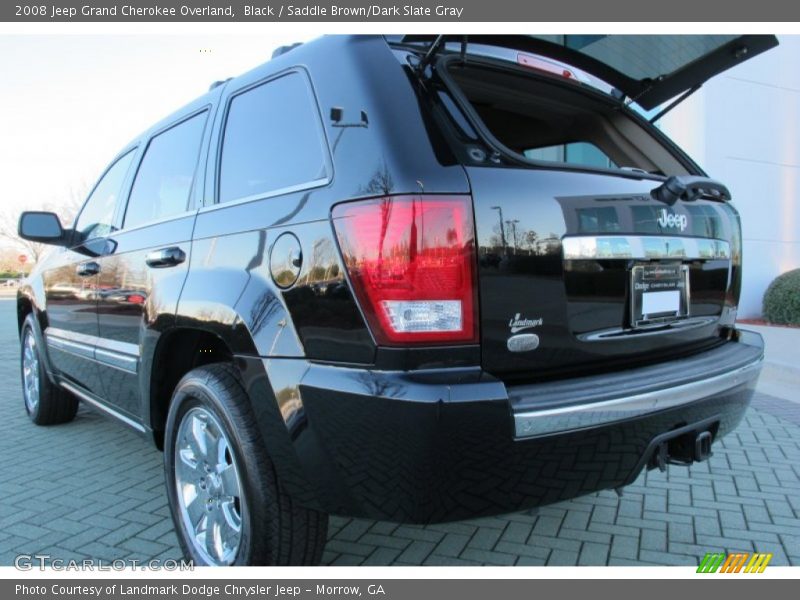 Black / Saddle Brown/Dark Slate Gray 2008 Jeep Grand Cherokee Overland