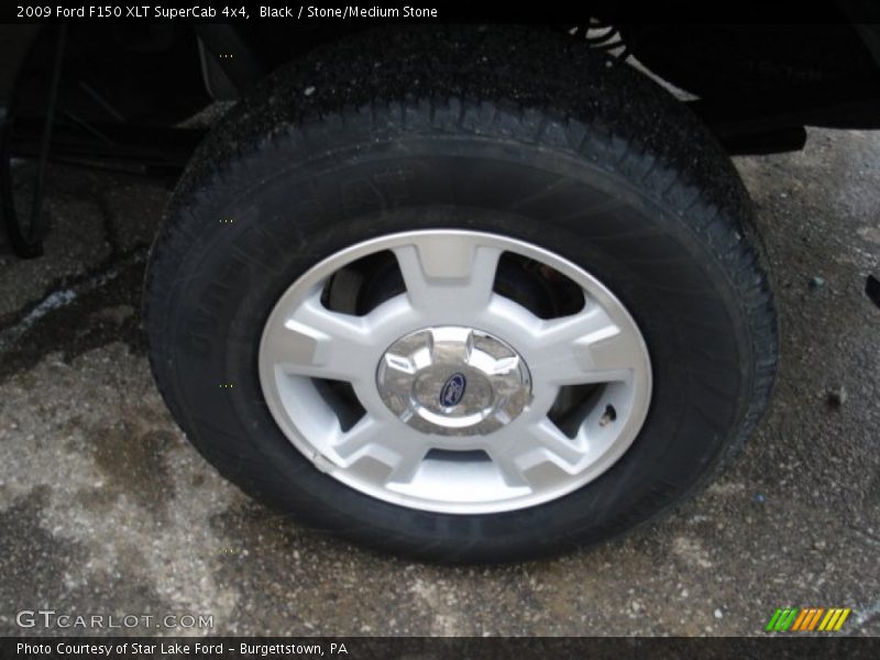 Black / Stone/Medium Stone 2009 Ford F150 XLT SuperCab 4x4