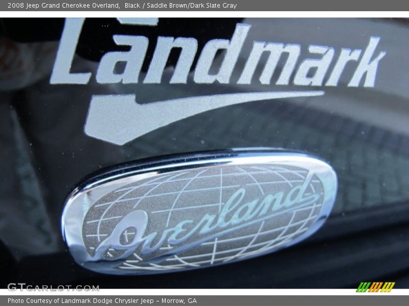 Black / Saddle Brown/Dark Slate Gray 2008 Jeep Grand Cherokee Overland