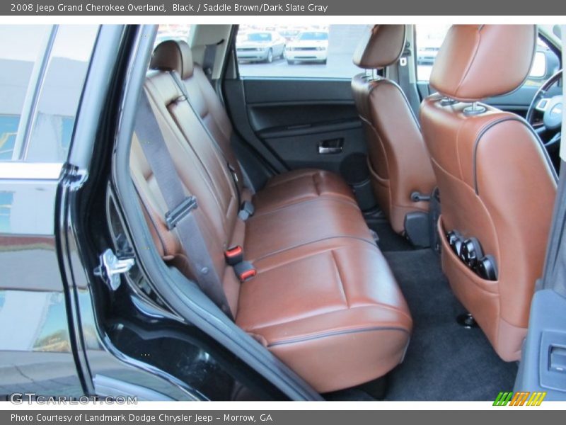  2008 Grand Cherokee Overland Saddle Brown/Dark Slate Gray Interior