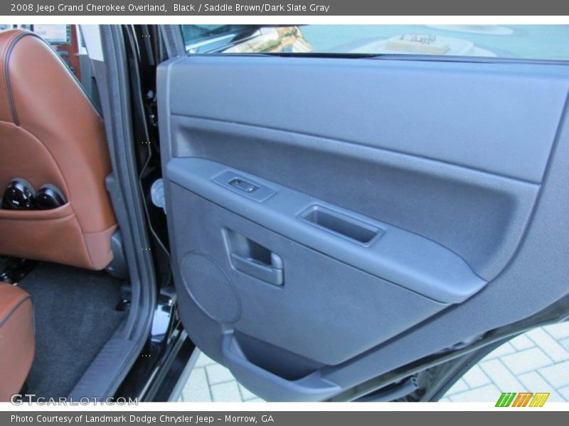 Black / Saddle Brown/Dark Slate Gray 2008 Jeep Grand Cherokee Overland
