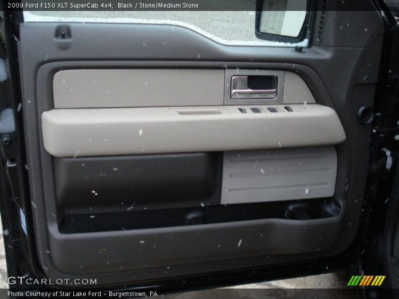 Black / Stone/Medium Stone 2009 Ford F150 XLT SuperCab 4x4