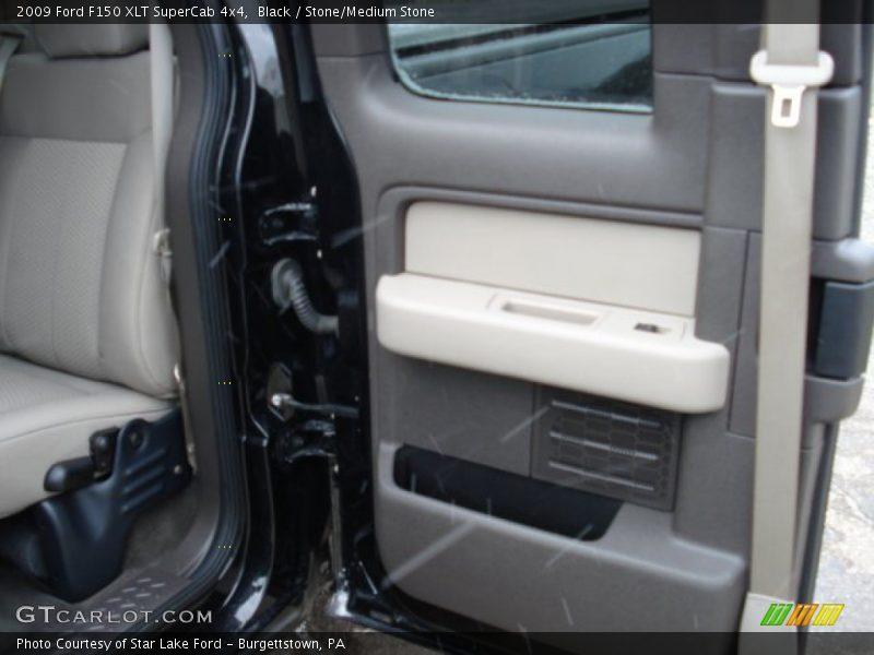 Black / Stone/Medium Stone 2009 Ford F150 XLT SuperCab 4x4