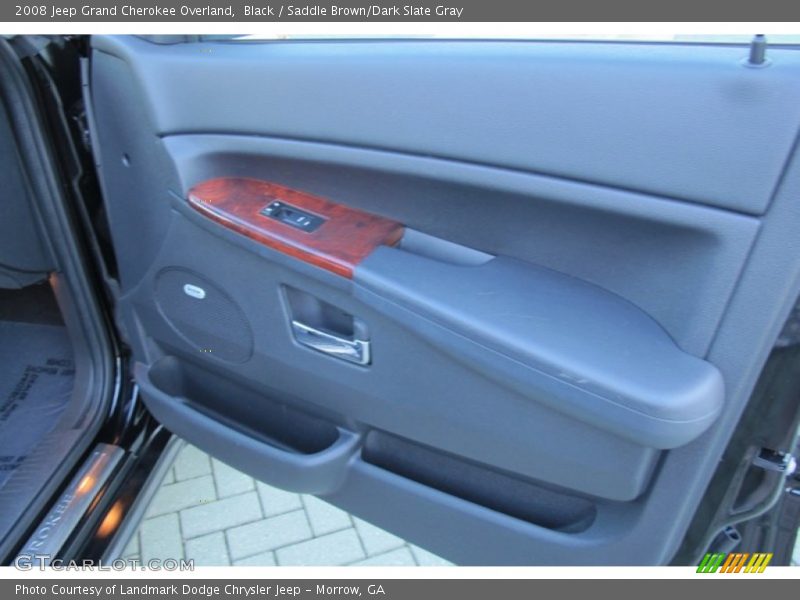 Black / Saddle Brown/Dark Slate Gray 2008 Jeep Grand Cherokee Overland