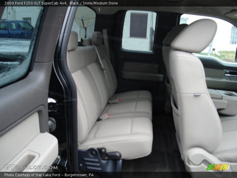 Black / Stone/Medium Stone 2009 Ford F150 XLT SuperCab 4x4