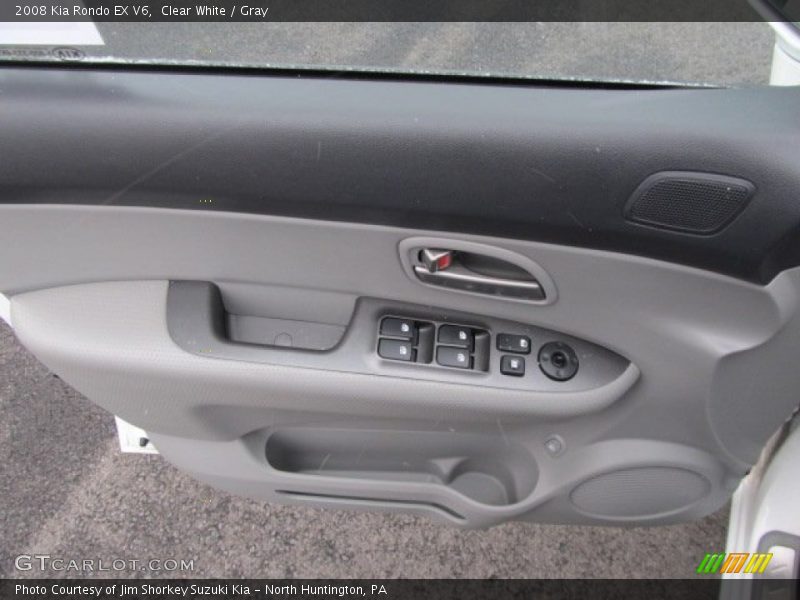 Clear White / Gray 2008 Kia Rondo EX V6