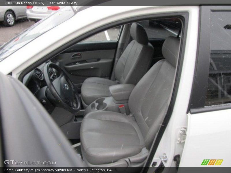 Clear White / Gray 2008 Kia Rondo EX V6