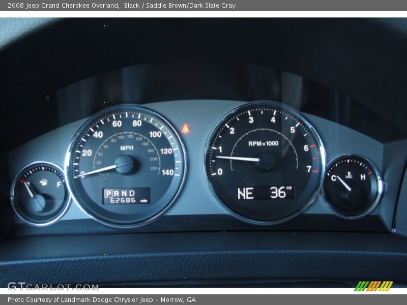 2008 Grand Cherokee Overland Overland Gauges