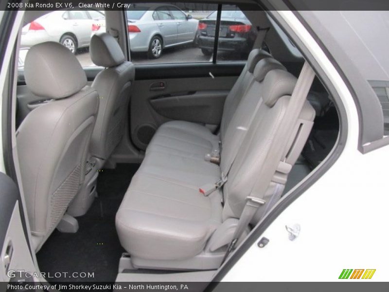 Clear White / Gray 2008 Kia Rondo EX V6