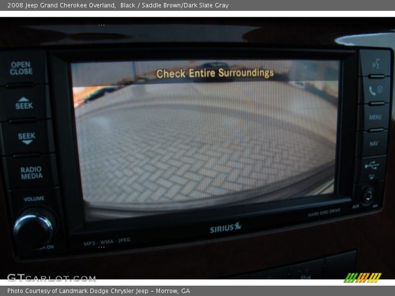 Black / Saddle Brown/Dark Slate Gray 2008 Jeep Grand Cherokee Overland