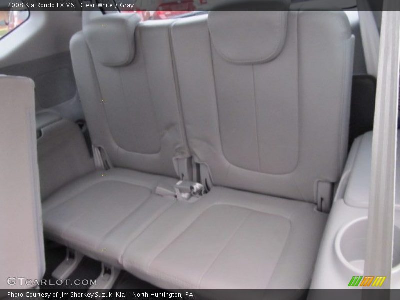 Clear White / Gray 2008 Kia Rondo EX V6