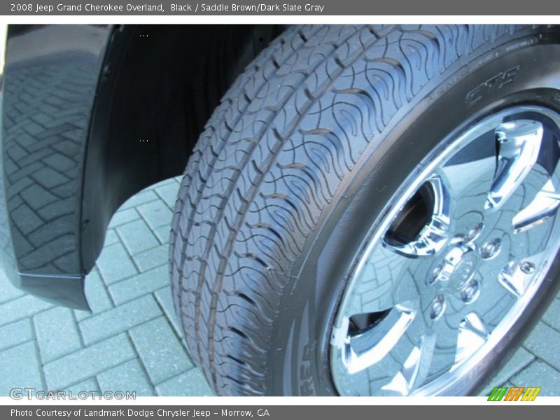 Black / Saddle Brown/Dark Slate Gray 2008 Jeep Grand Cherokee Overland