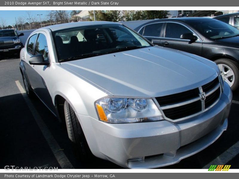 Bright Silver Metallic / Dark Slate Gray 2010 Dodge Avenger SXT