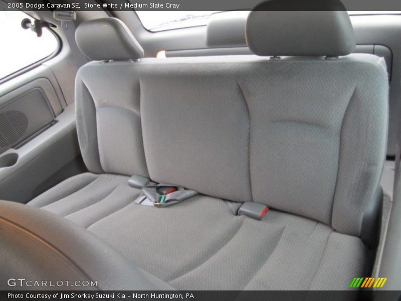 Stone White / Medium Slate Gray 2005 Dodge Caravan SE