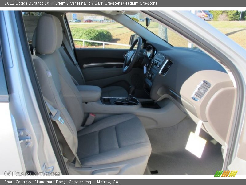 Bright Silver Metallic / Dark Graystone/Medium Graystone 2012 Dodge Durango SXT