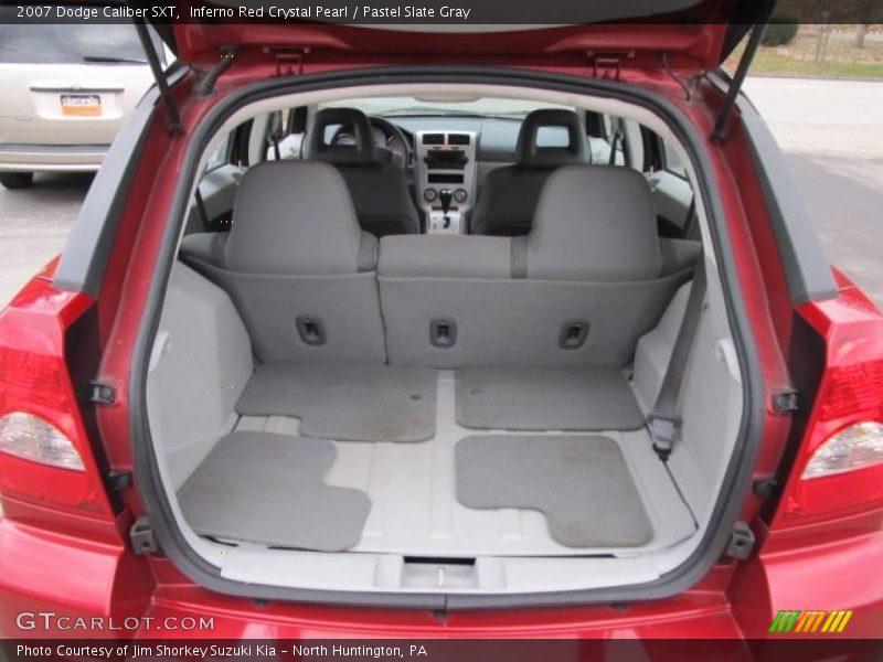 Inferno Red Crystal Pearl / Pastel Slate Gray 2007 Dodge Caliber SXT