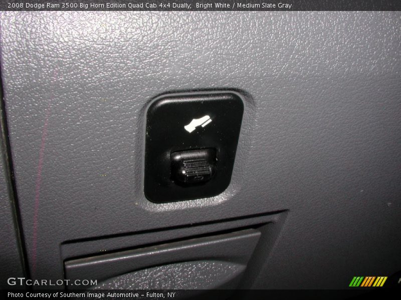 Bright White / Medium Slate Gray 2008 Dodge Ram 3500 Big Horn Edition Quad Cab 4x4 Dually