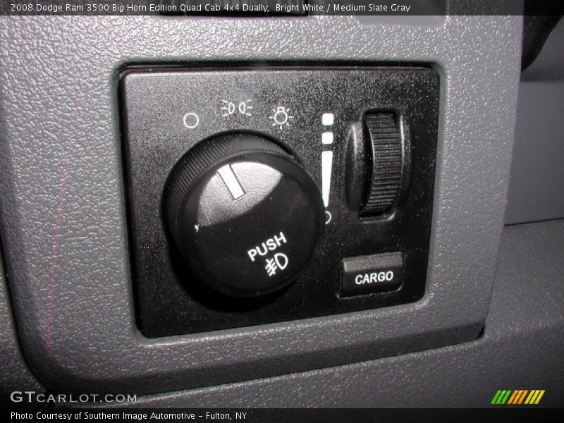 Bright White / Medium Slate Gray 2008 Dodge Ram 3500 Big Horn Edition Quad Cab 4x4 Dually