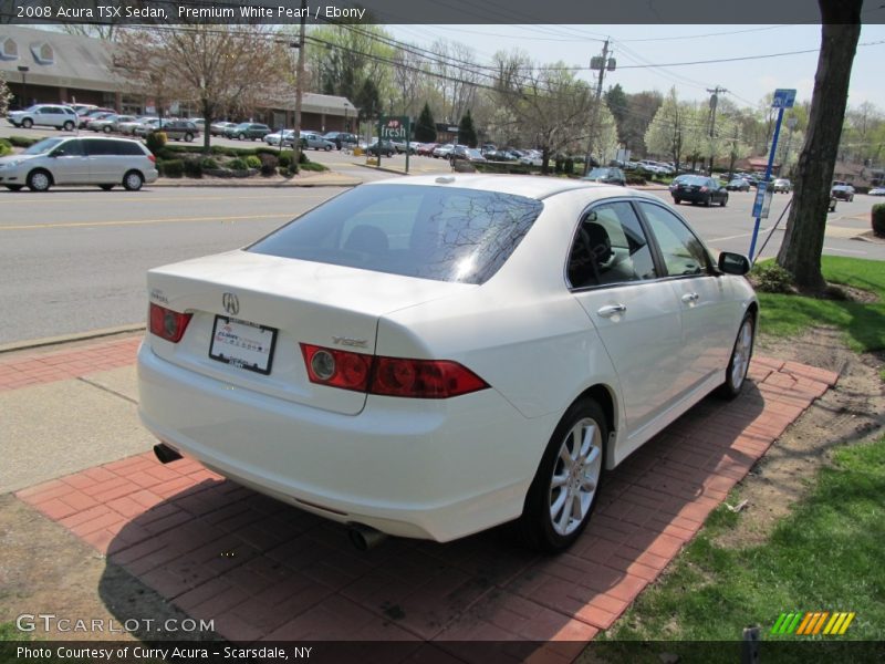 Premium White Pearl / Ebony 2008 Acura TSX Sedan