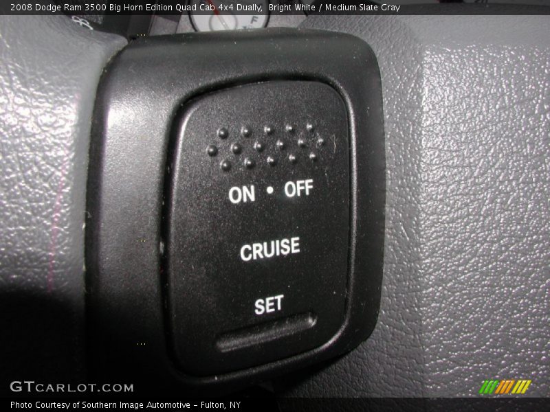 Bright White / Medium Slate Gray 2008 Dodge Ram 3500 Big Horn Edition Quad Cab 4x4 Dually